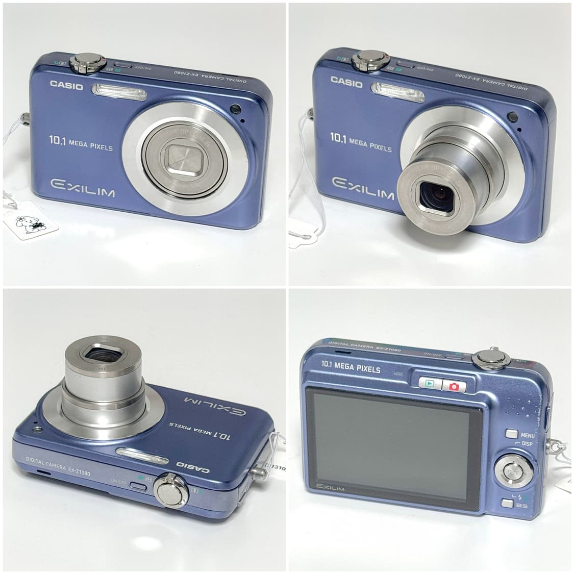 카시오 엑슬림 EX-Z1080 베이비블루 빈티지디카 상품이미지2