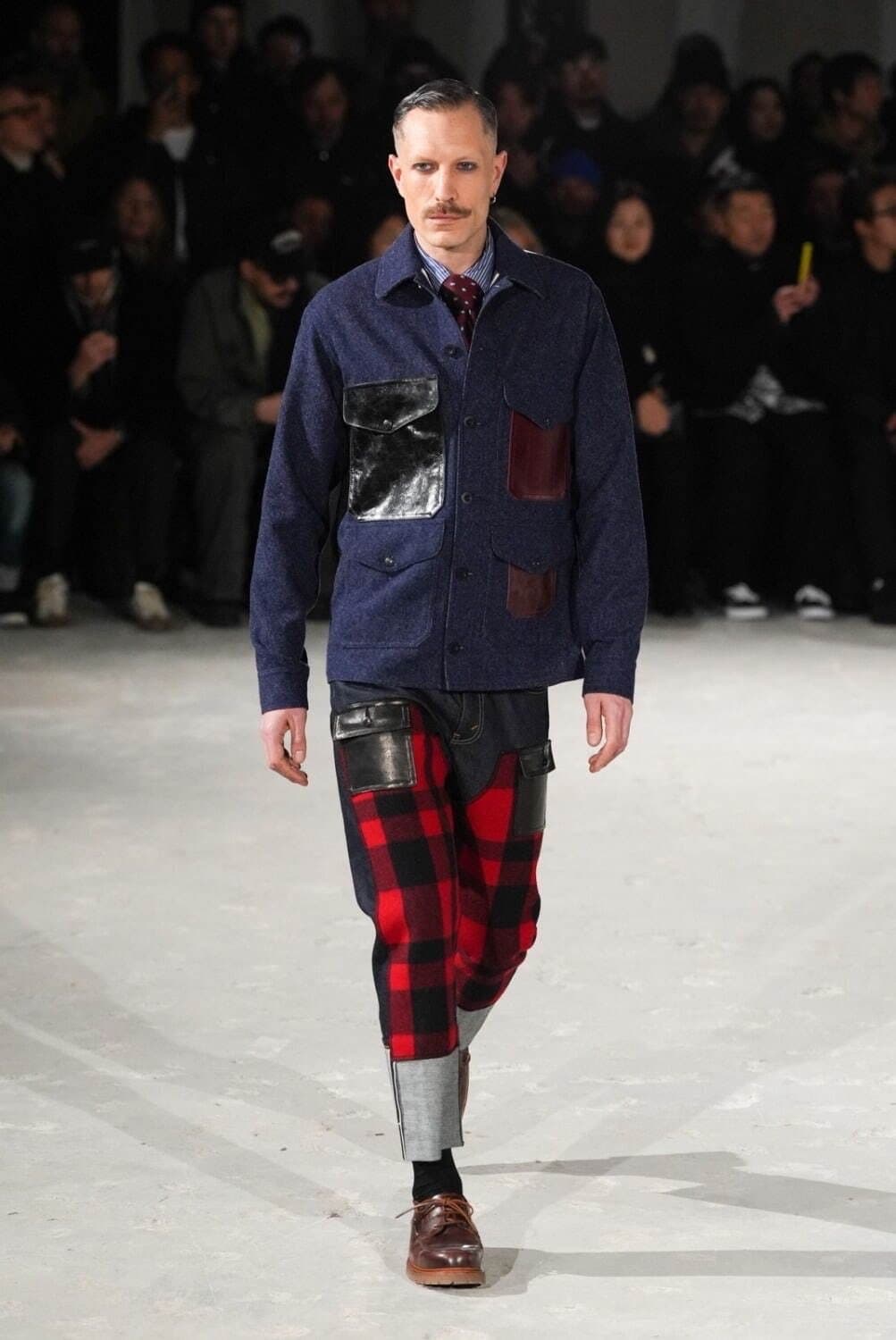 준야 와타나베 맨 패치워크 팬츠 상품이미지2