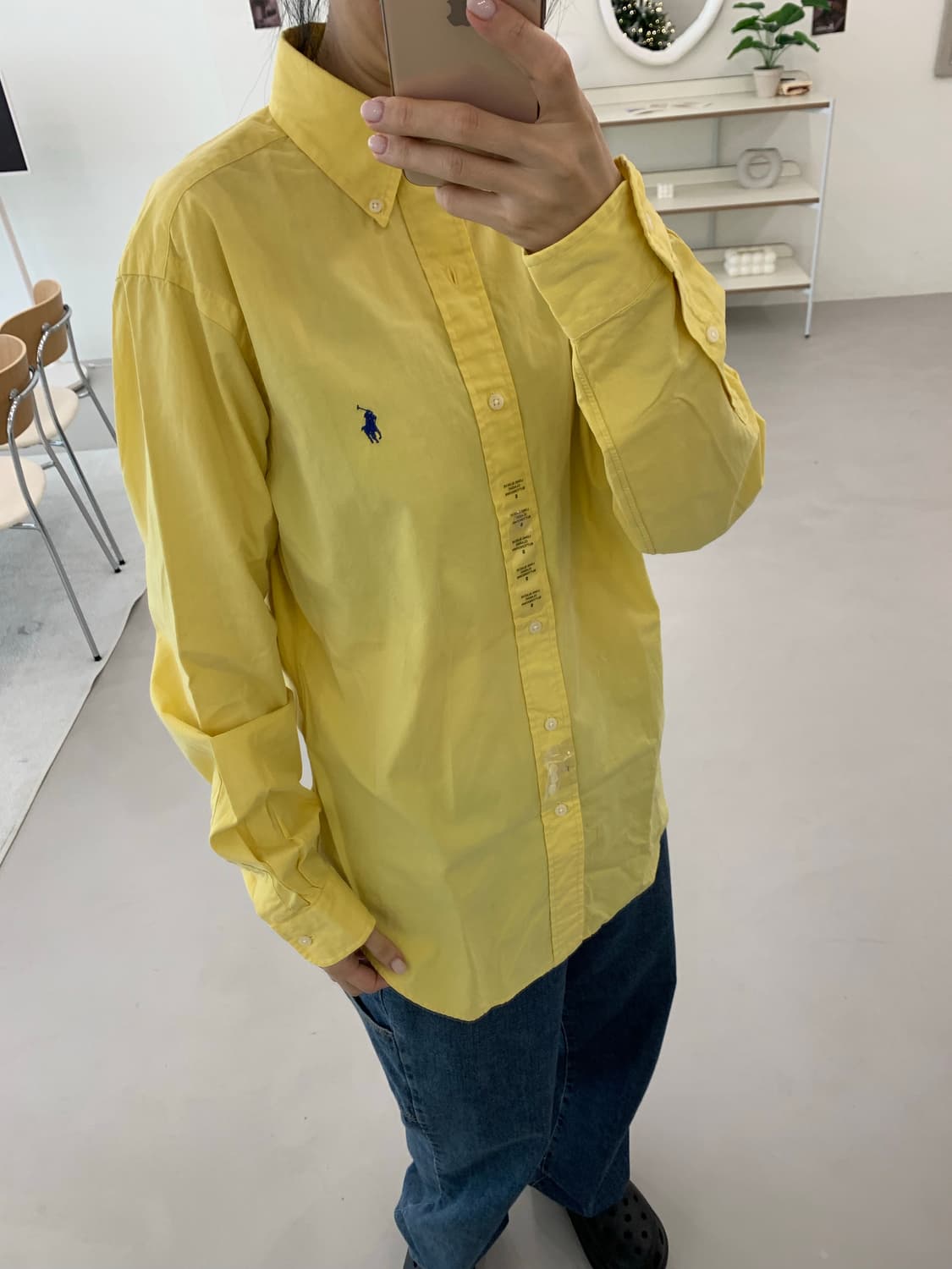 폴로 랄프로렌 클래식 버튼 다운 긴팔 셔츠 16 1/2 23/33 상품이미지7