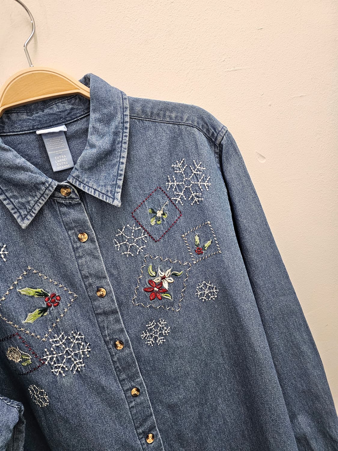 USA Holiday editions 자수 청셔츠 상품이미지6