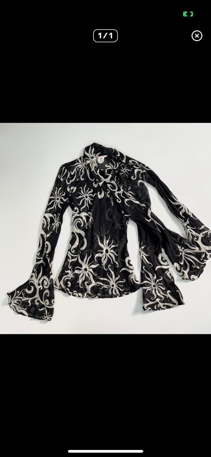 90s jerome L'huillier silk bow blouse 상품이미지1