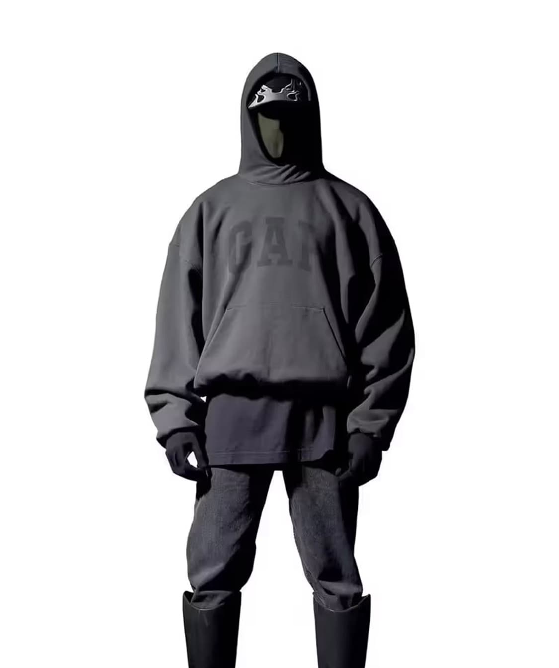 이지 갭 바이 발렌시아가 도브 후드 다크 그레이 상품이미지1