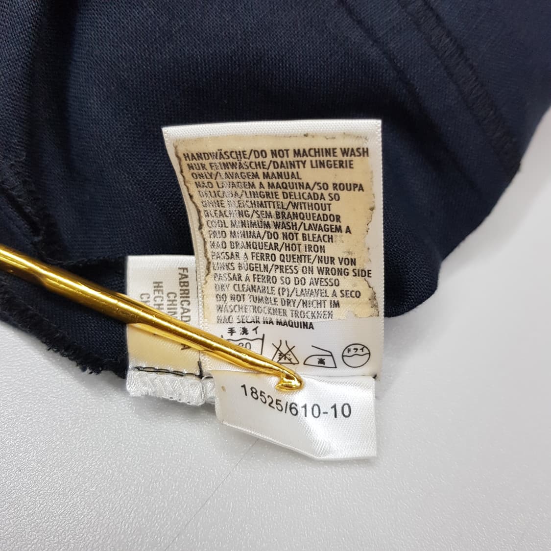 Laurel 라우렐 비즈 넥라인 린넨 슬리브리스 롱 원피스 M사이즈 상품이미지8