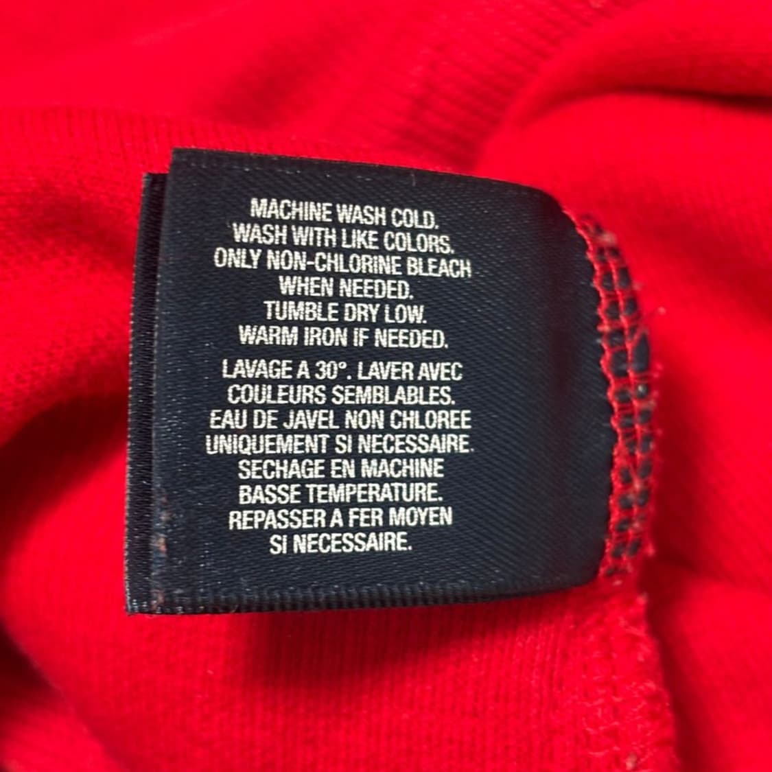 POLO RALPH LAUREN 빅포니 하프 집업 니트 레드 XL 상품이미지9