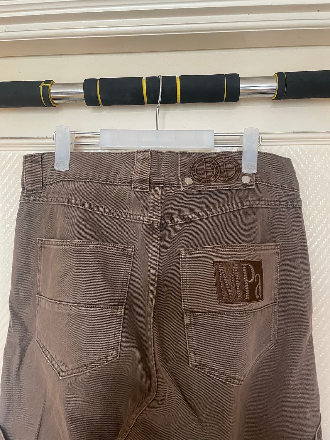 플라스틱프로덕트 카프포켓팬츠 L 브라운 상품이미지2