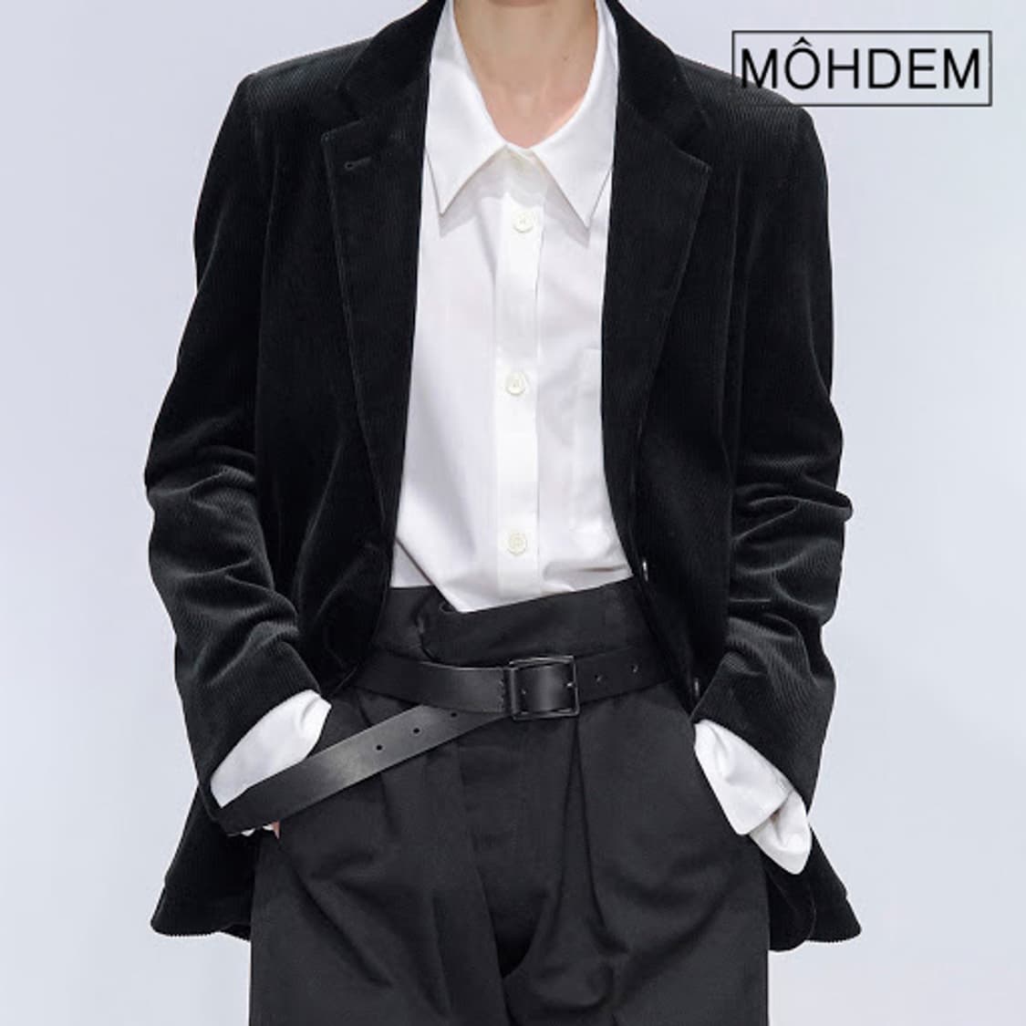 [Unisex] 미니멀 레이어드 소가죽 벨트 브라운 상품이미지7