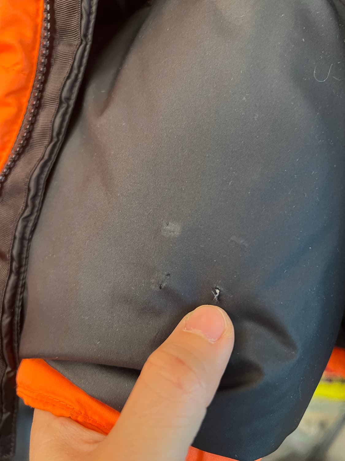 슈프림x노스페이스 패딩 파워 오렌지 L 상품이미지9