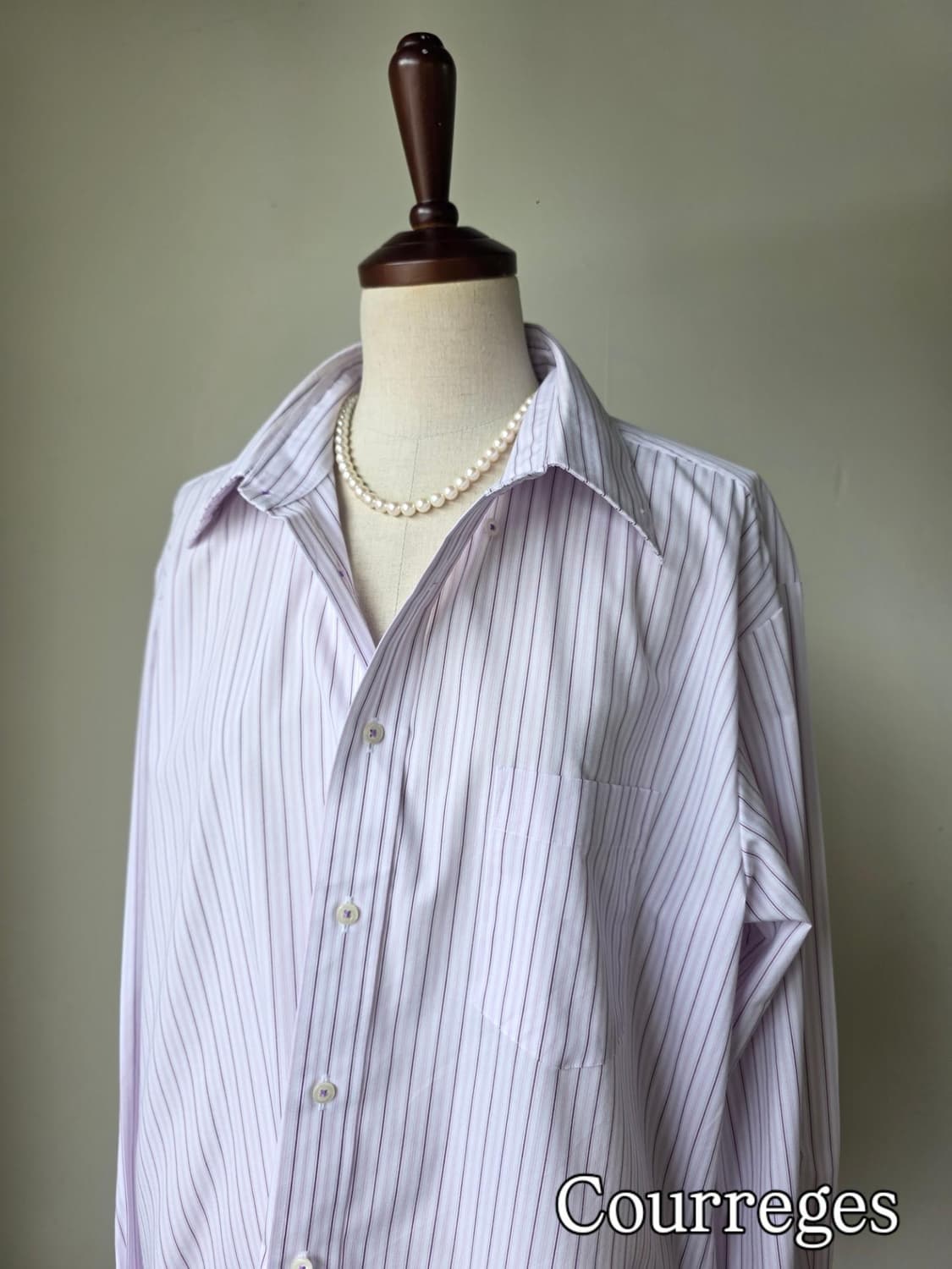 꾸레쥬 옴므 스트라이프 셔츠 상품이미지1