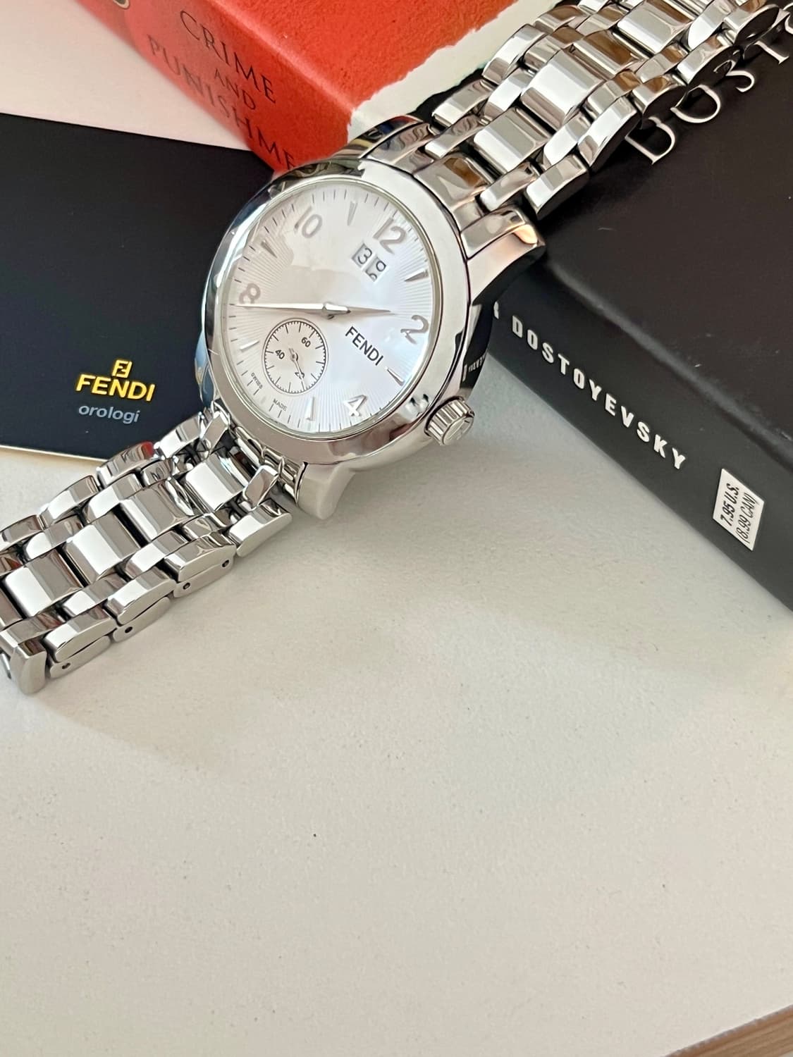 FENDI 펜디 데이트 스몰세컨드 스틸 남성 시계 상품이미지3