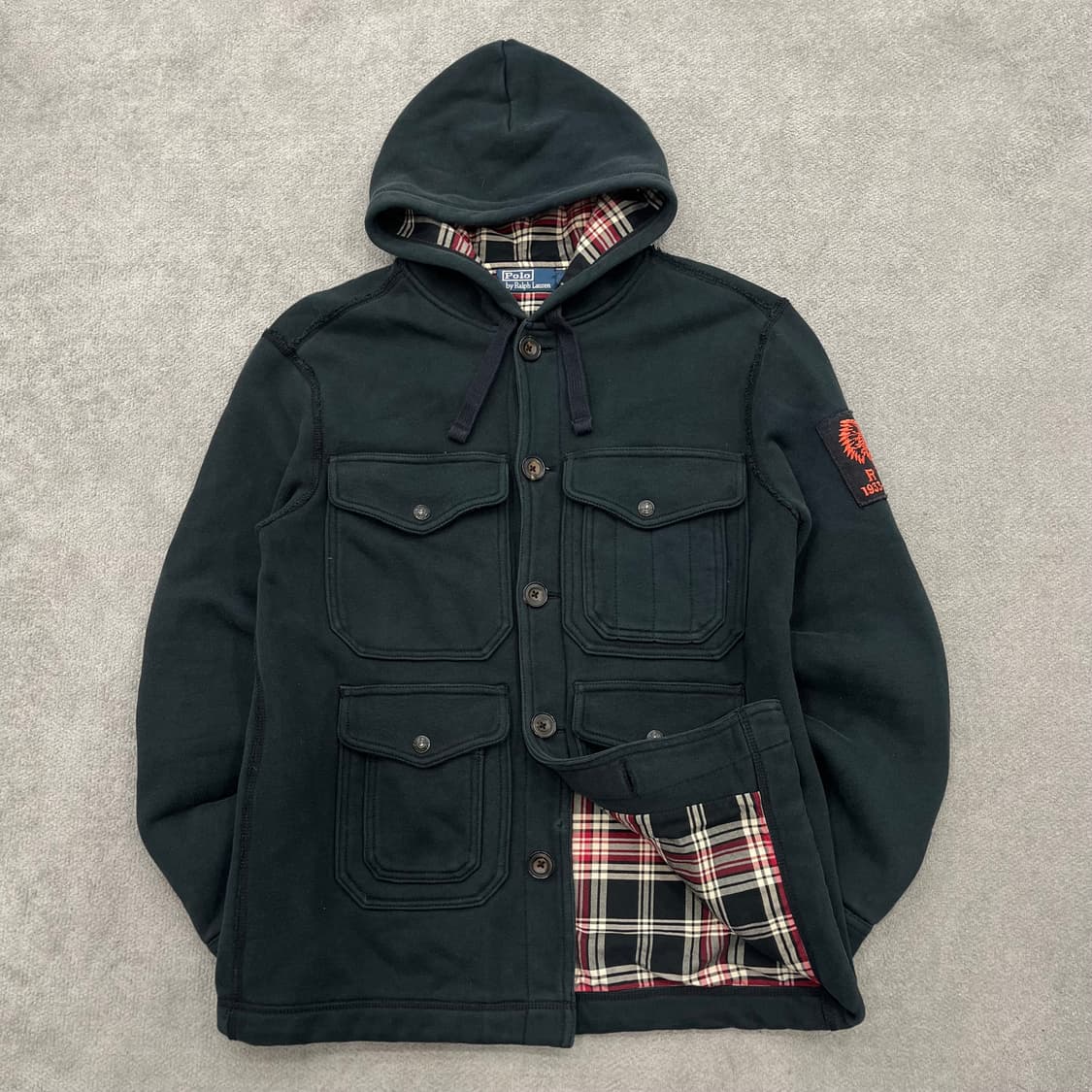 M 폴로 랄프로렌 쿼드포켓 인디안 후드 자켓 상품이미지2