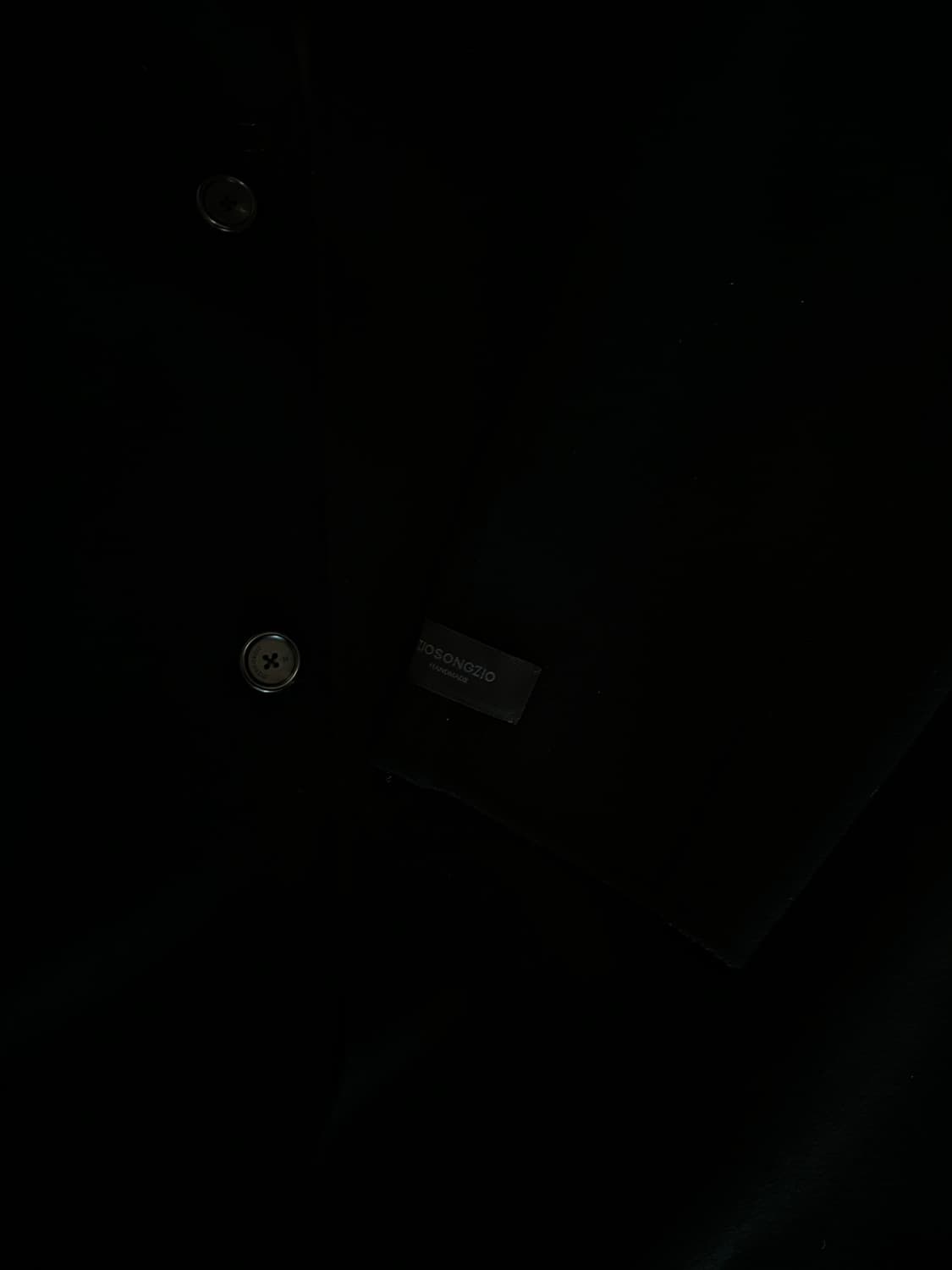 지오송지오 블랙 발마칸 코트 새상품 판매 상품이미지5