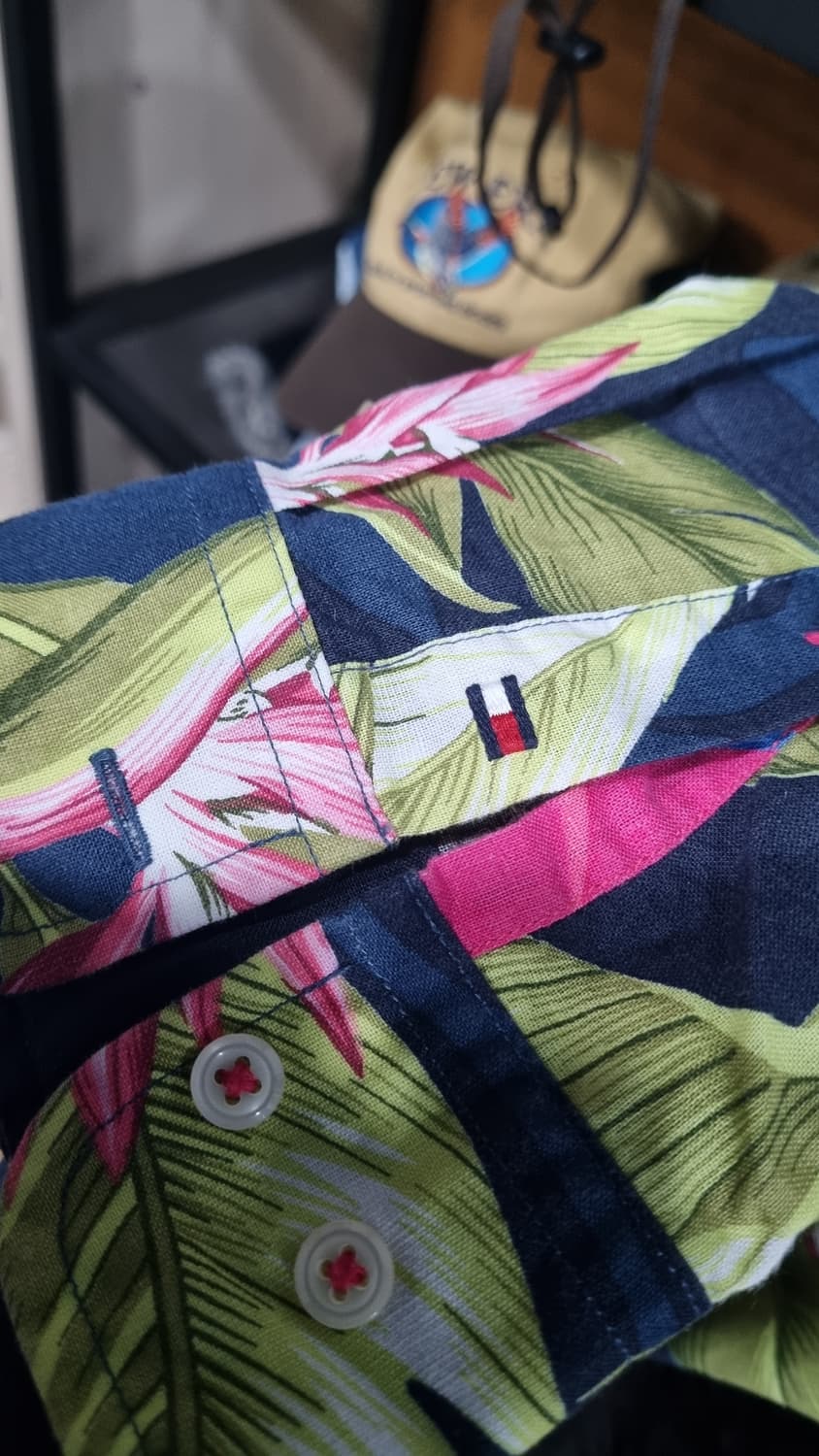 Tommy Hilfiger 썸머셔츠 코튼 린넨 국내110(표기xL) 상품이미지4