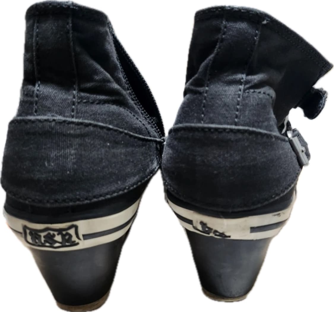 아쉬 스니커즈 운동화 웨지힐 블랙 36 상품이미지4