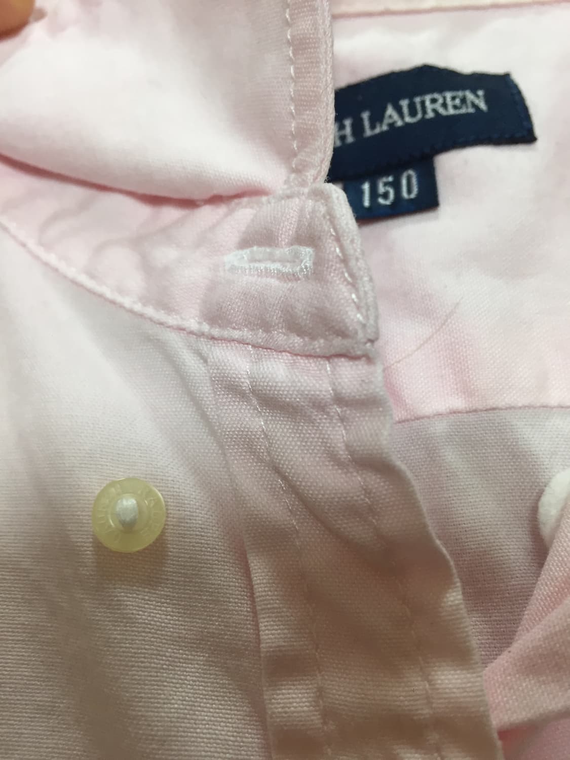 RALPH LAUREN 연핑크 셔츠 일본 빈티지 상품이미지5