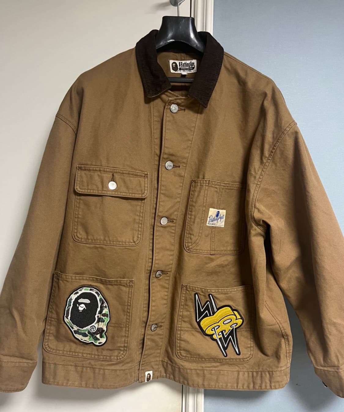 베이프 워크 자켓 L 급처합니당 상품이미지1