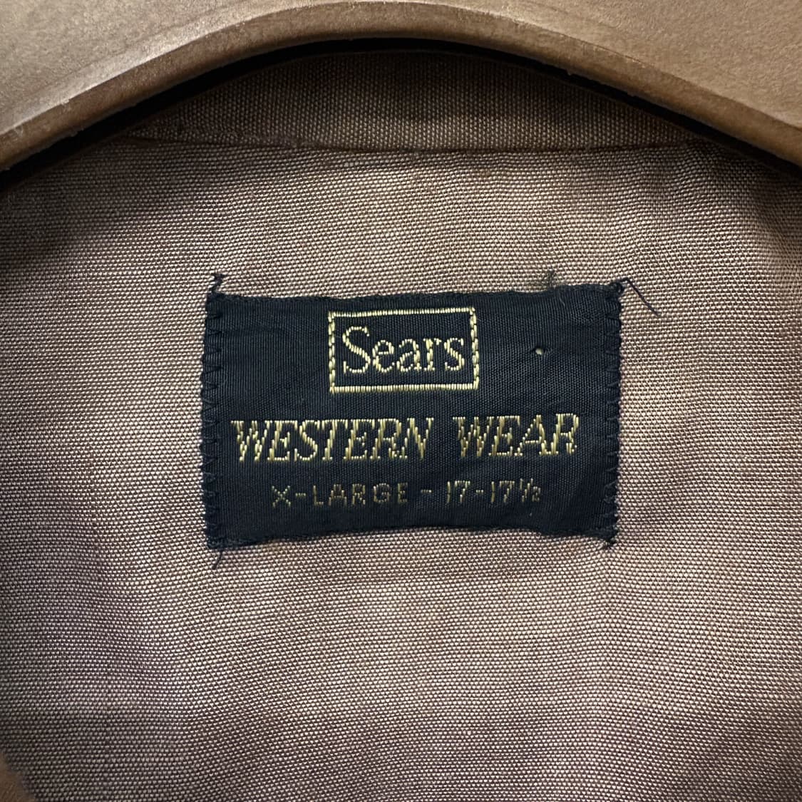 70s Sears 시어스 타탄체크 숄더패드 요크컷 웨스턴 셔츠 N596 상품이미지8