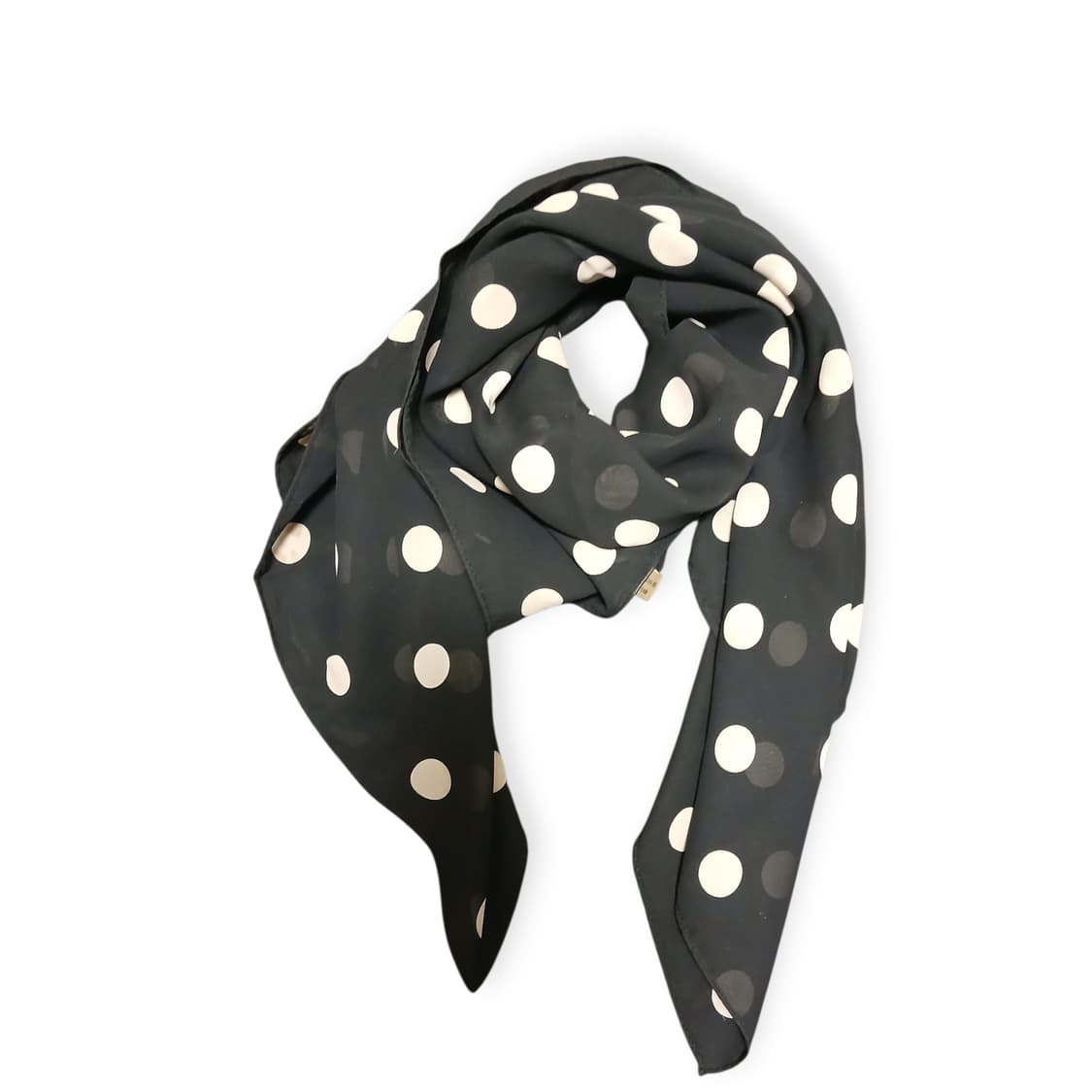 (사은품) 블랙 땡땡이 사각 스카프  상품이미지1