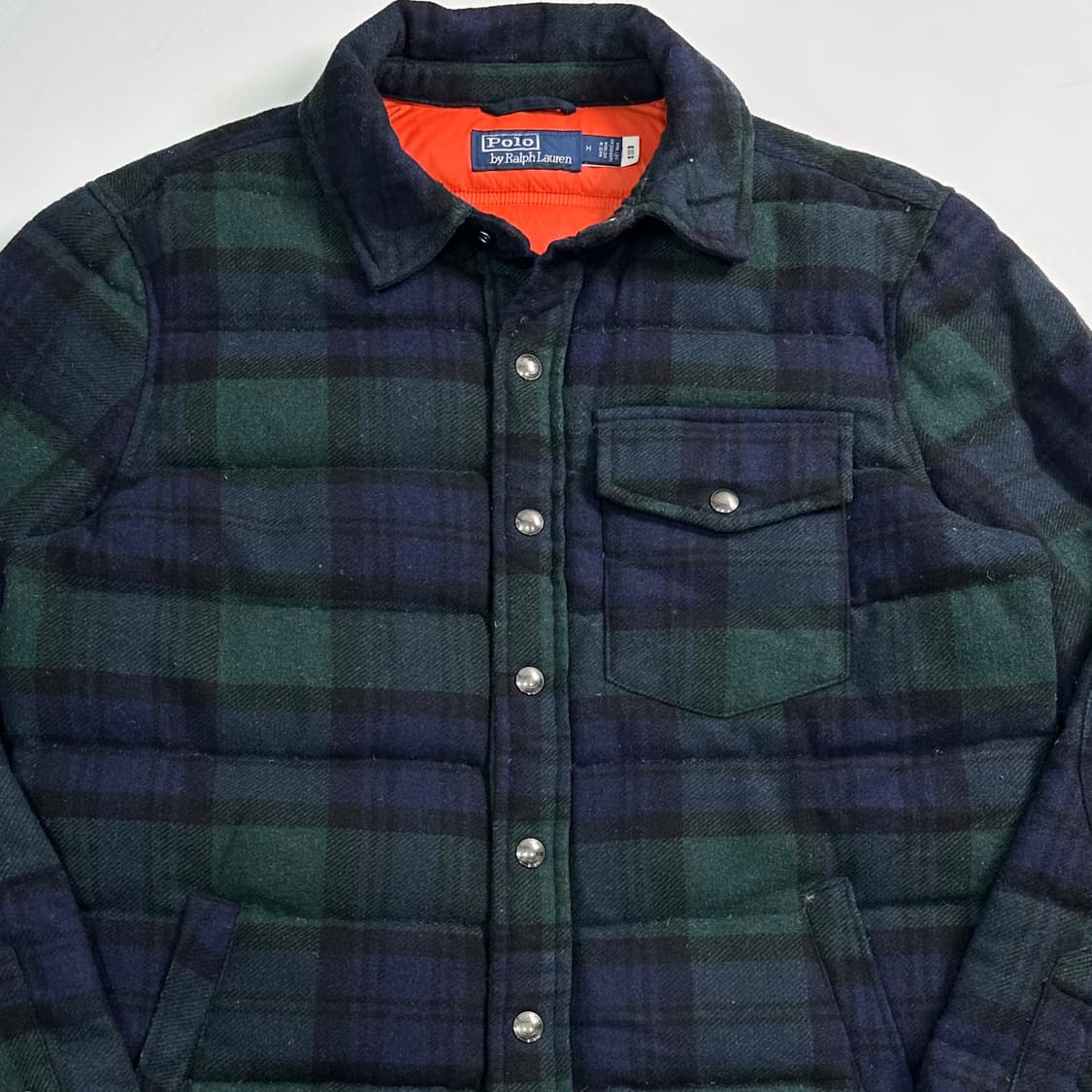 폴로 랄프로렌 블랙와치 울 다운 셔츠  상품이미지2