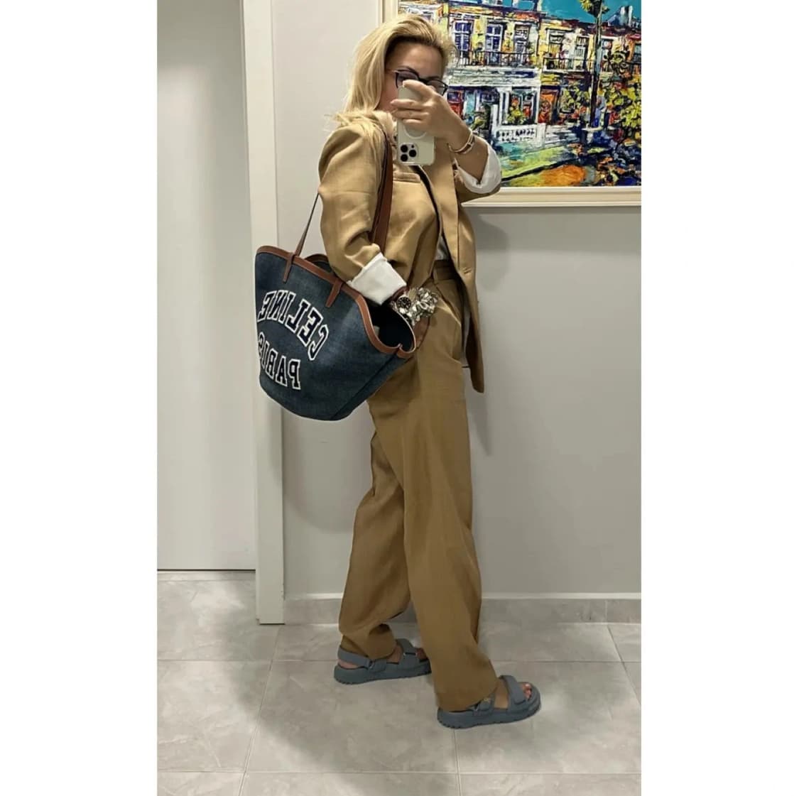 Celine 데님 빅 백 상품이미지2