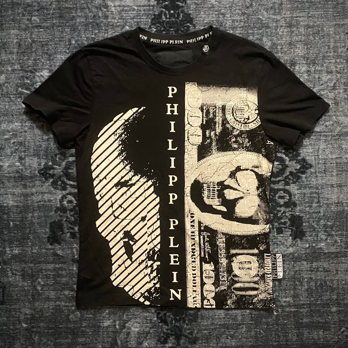 ‘Philipp Plein’ Skull Printing T-Shirt 상품이미지1