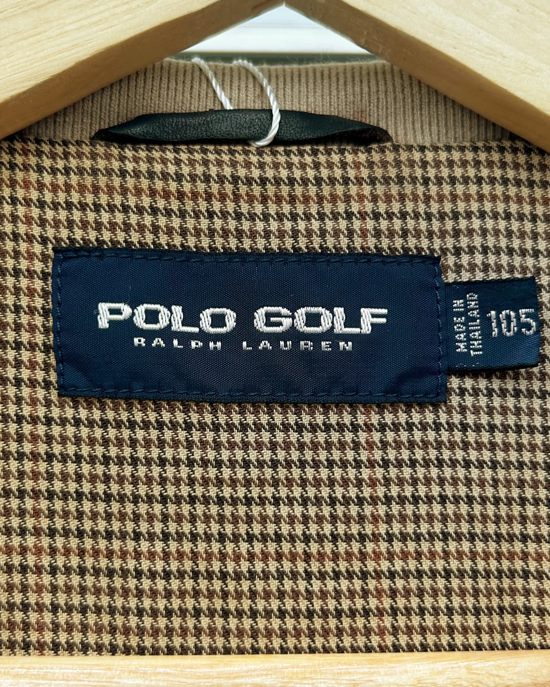 폴로랄프로렌 00s 퀼팅 블루종 경량 패딩 점퍼 베이지 상품이미지5