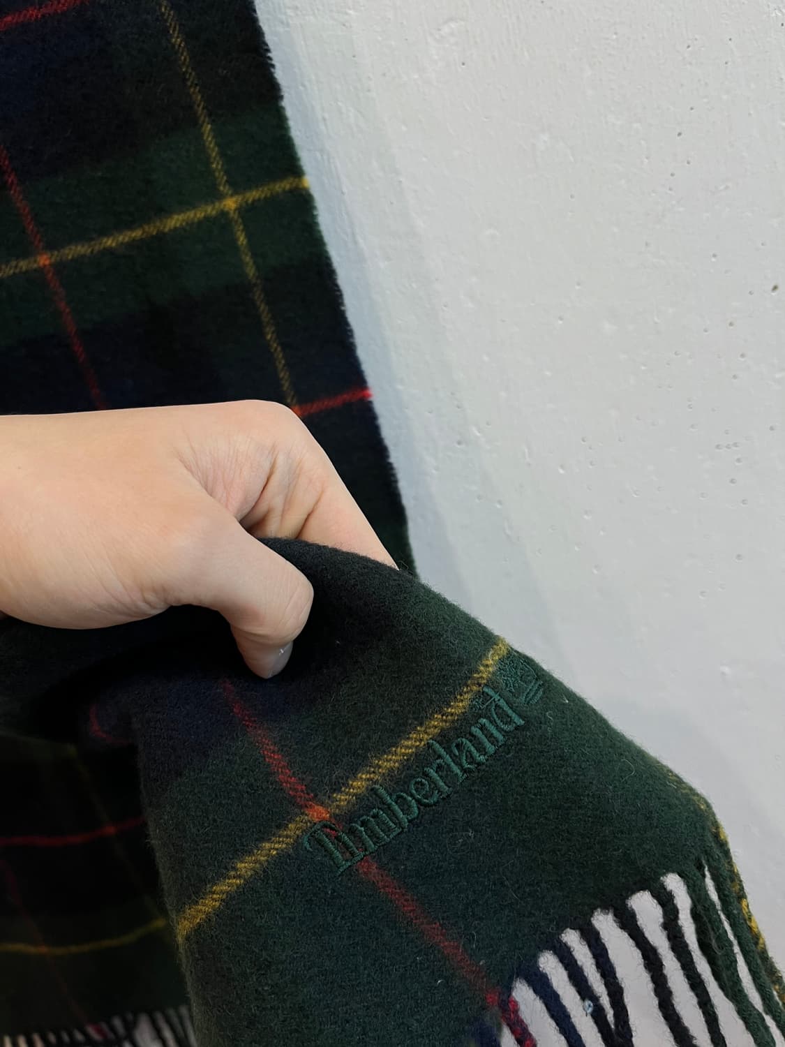 팀버랜드 퓨어울 클래식 머플러 Made in ITALY 상품이미지5