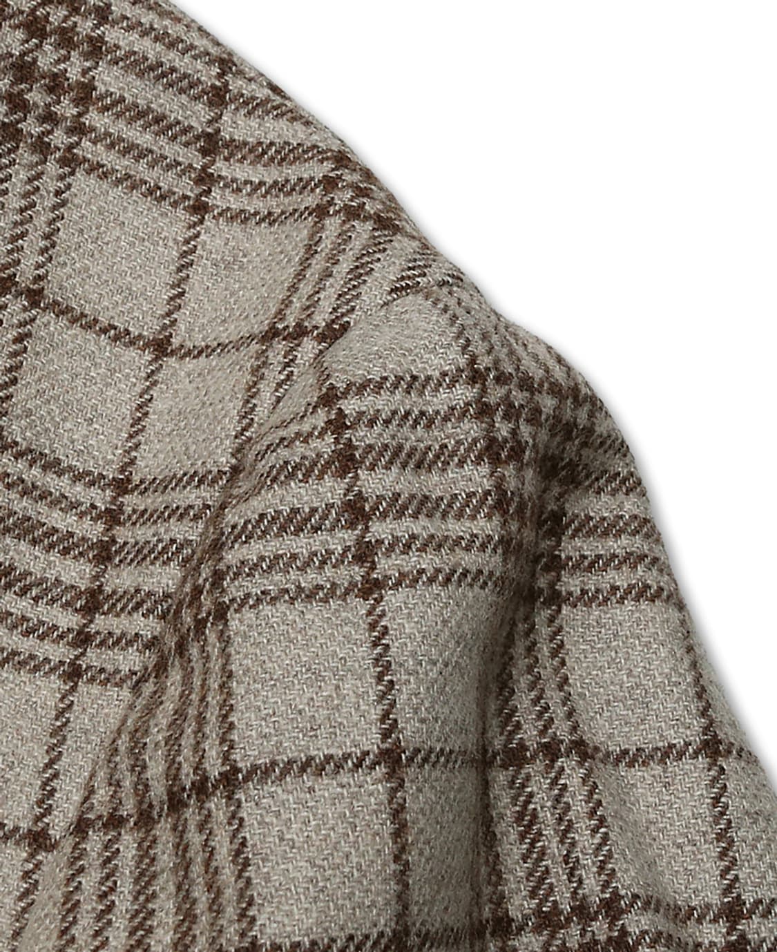 링자켓 [Ring Jacket] 베이지 브라운 체크 댄디 클래식 자켓 상품이미지3