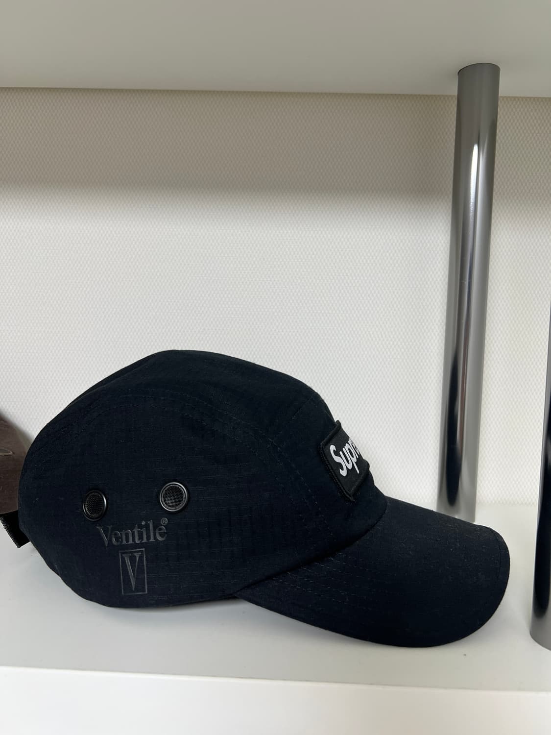슈프림 Ventile 캠프캡 블랙 23SS 상품이미지3