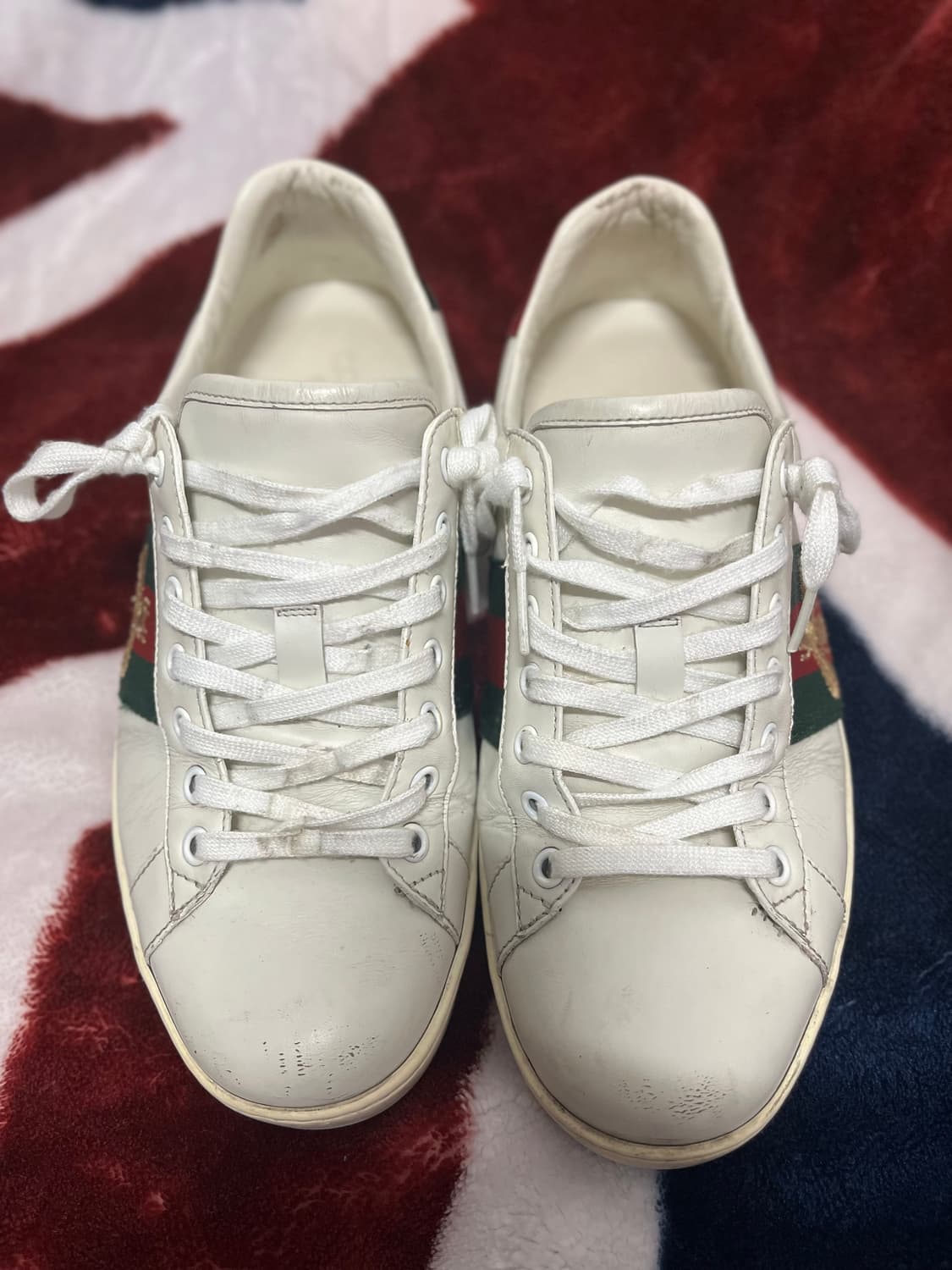 구찌 에이스 꿀벌 자수 스니커즈 270(41)  정품 상품이미지2