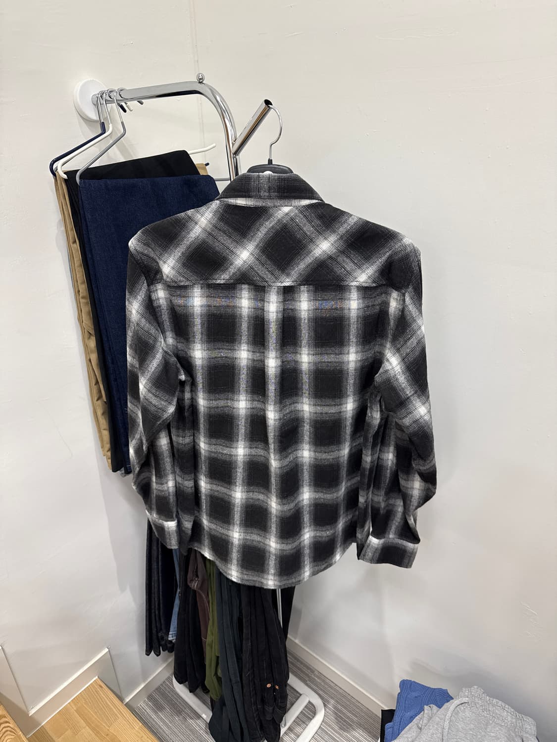 유니폼브릿지 포켓 체크 셔츠 L 상품이미지3