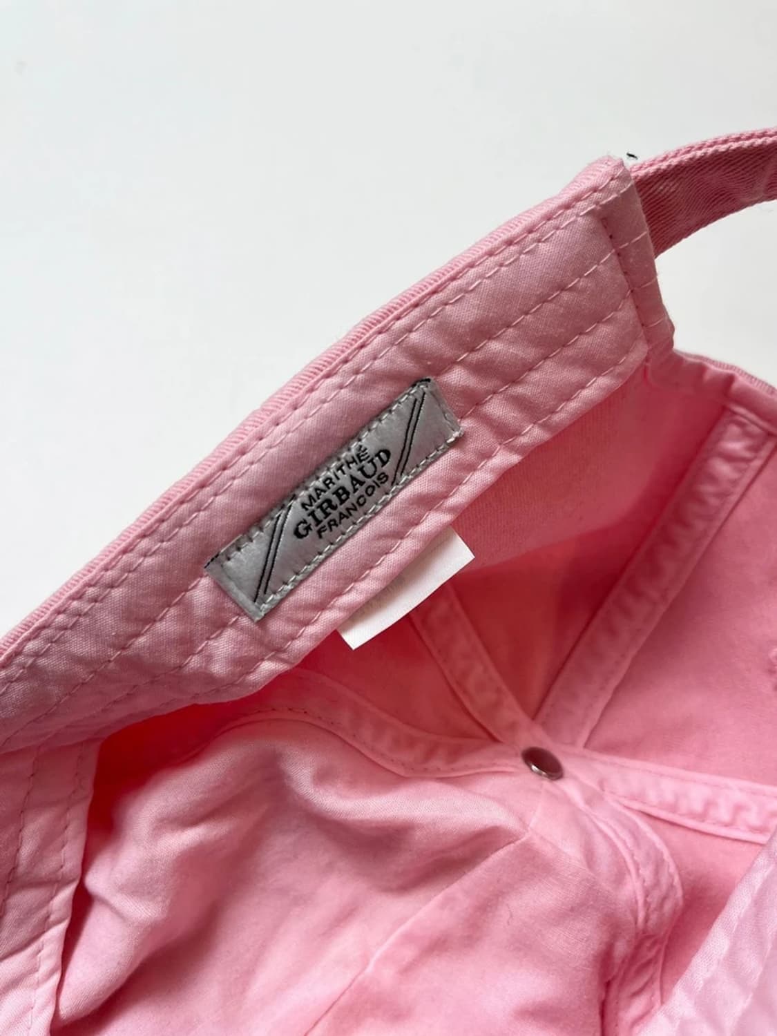 마리떼프랑소와저버 핑크 로고 시그니처 볼캡 Q1371 상품이미지6