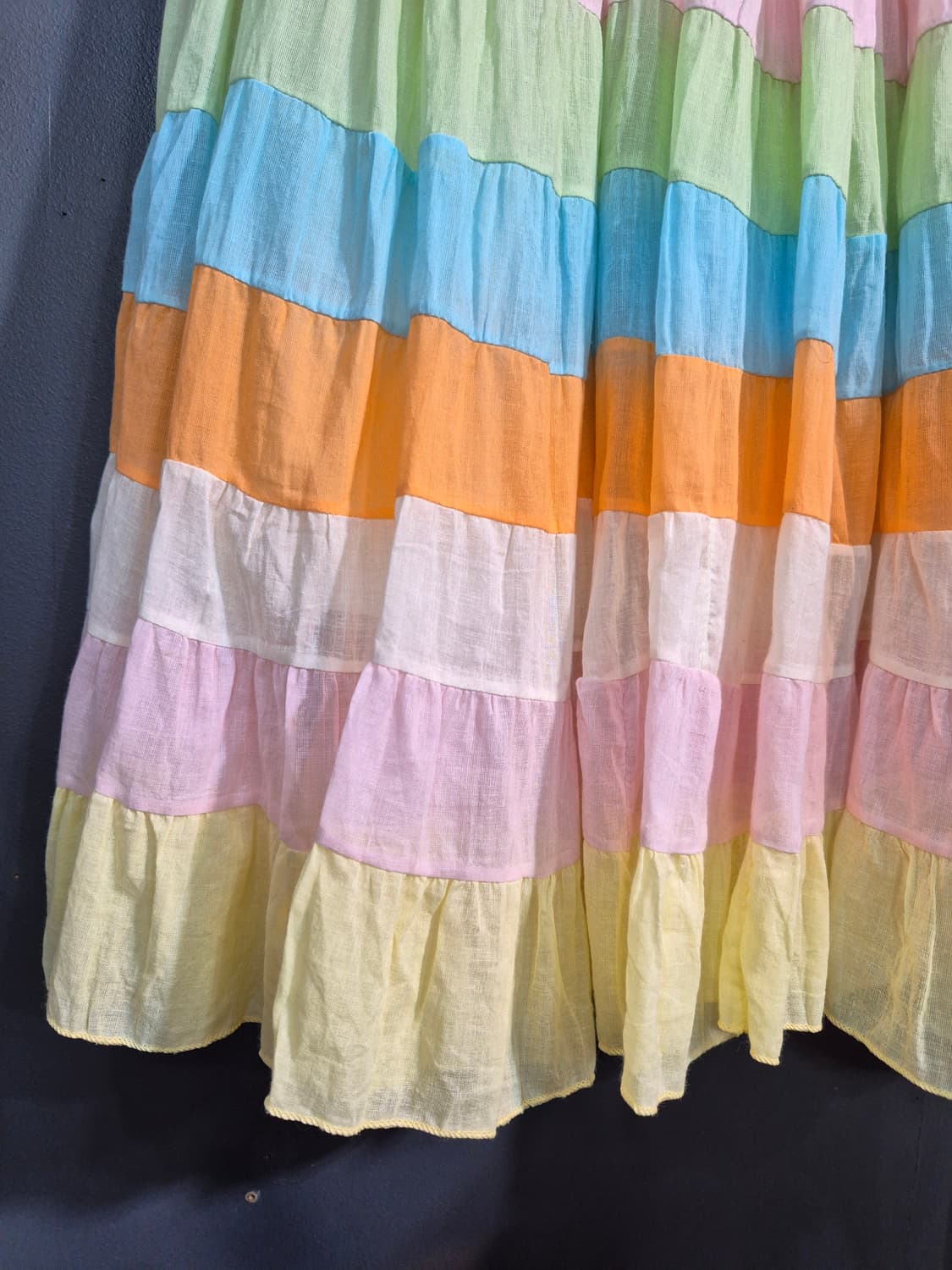 파스텔 캉캉 롱 스커트 55 66 상품이미지5