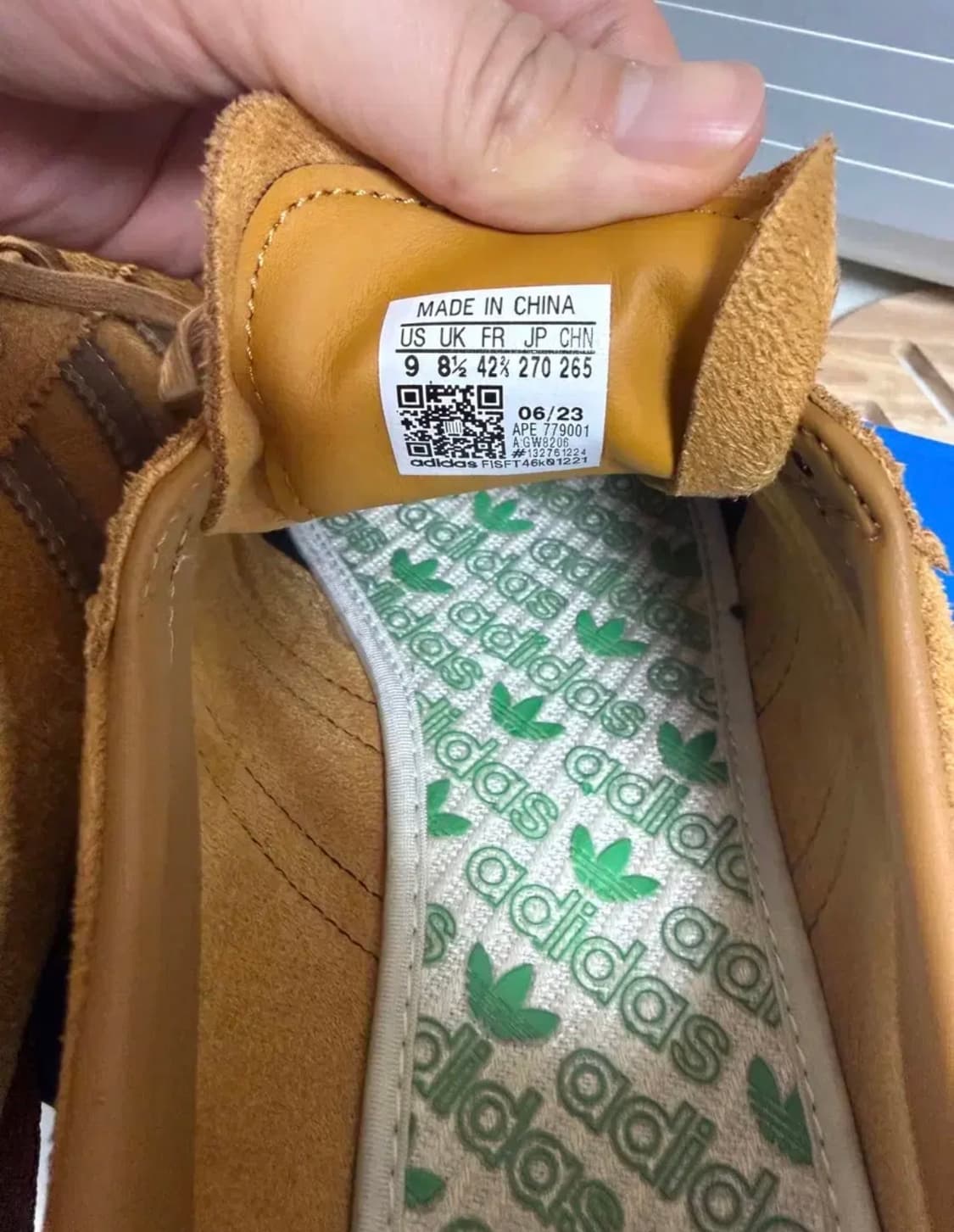 아디다스 토바코 그루엔 메사 브라운 데저트 270mm 상품이미지5