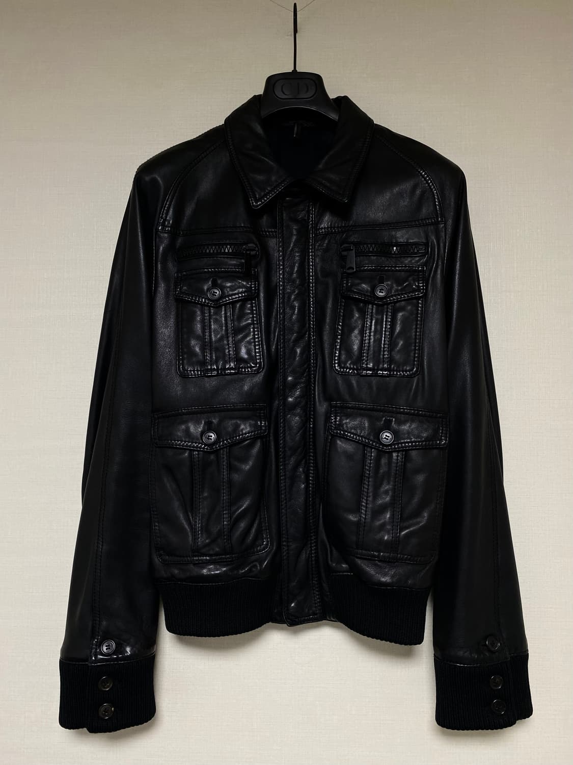 2006FW Dior HOMME LEATHER JUMPER 상품이미지1