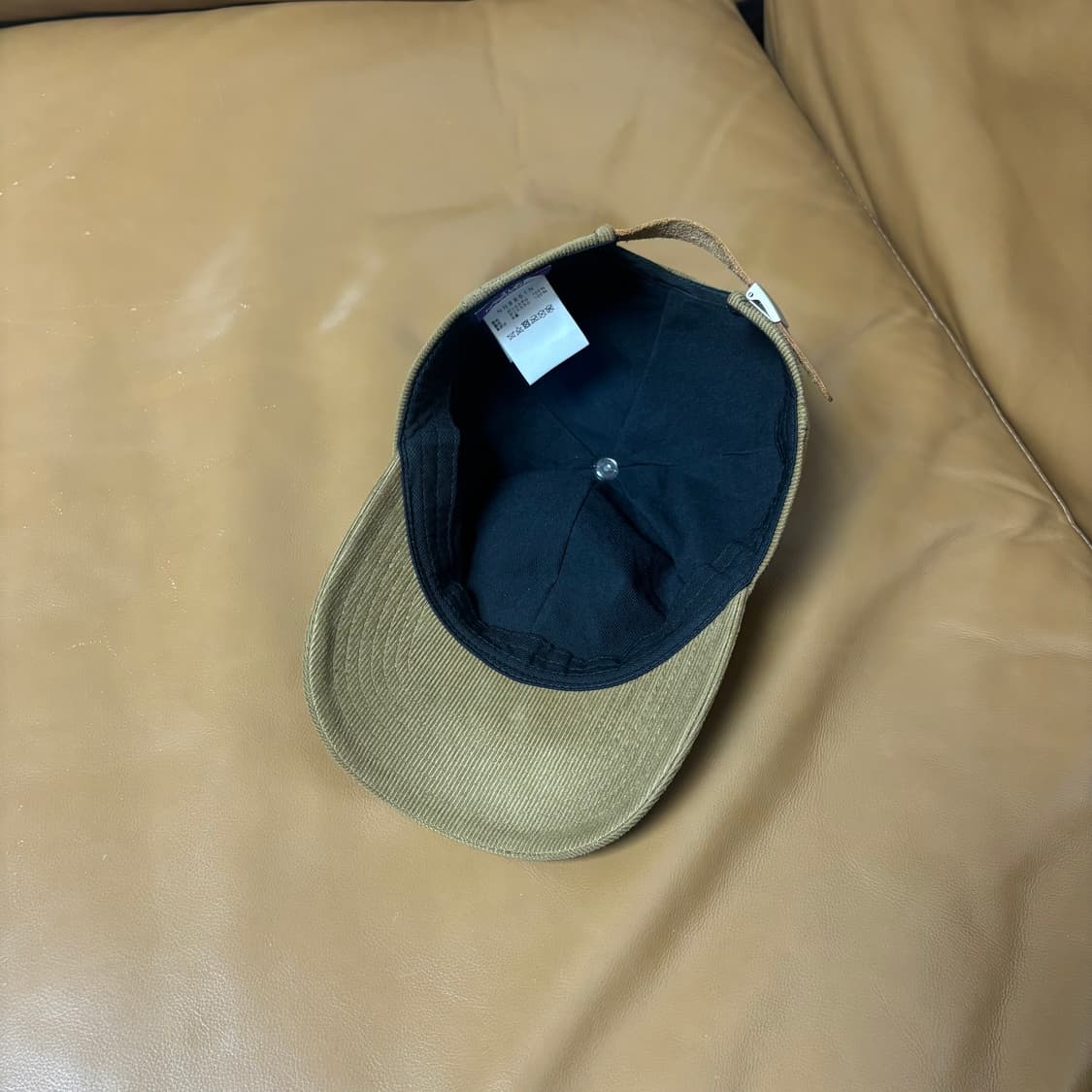 나나미카 노스페이스 퍼플라벨 6패널 볼캡 모자 코듀로이 탄 상품이미지6