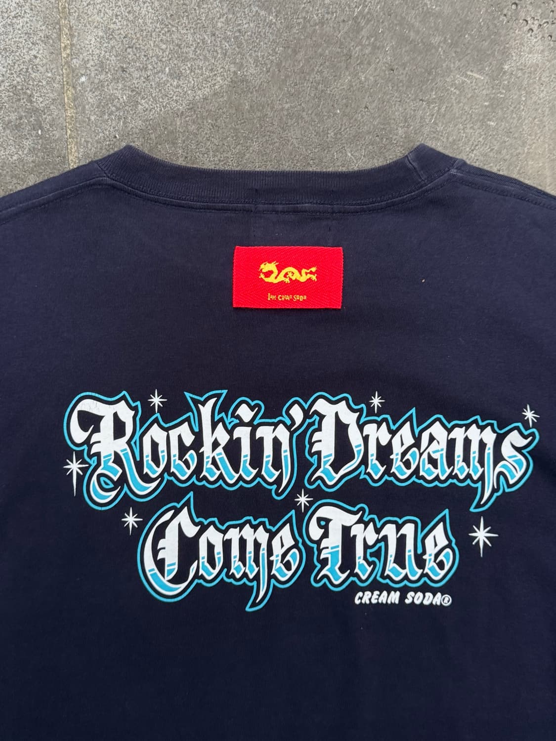 CREAM SODA – Navy T-Shirt 상품이미지8