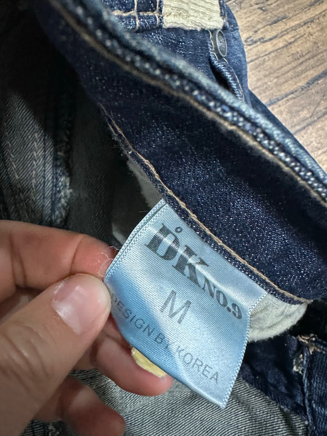 DKNO9DENIM 데님 청바지 스트라이프 포인트 30 상품이미지5