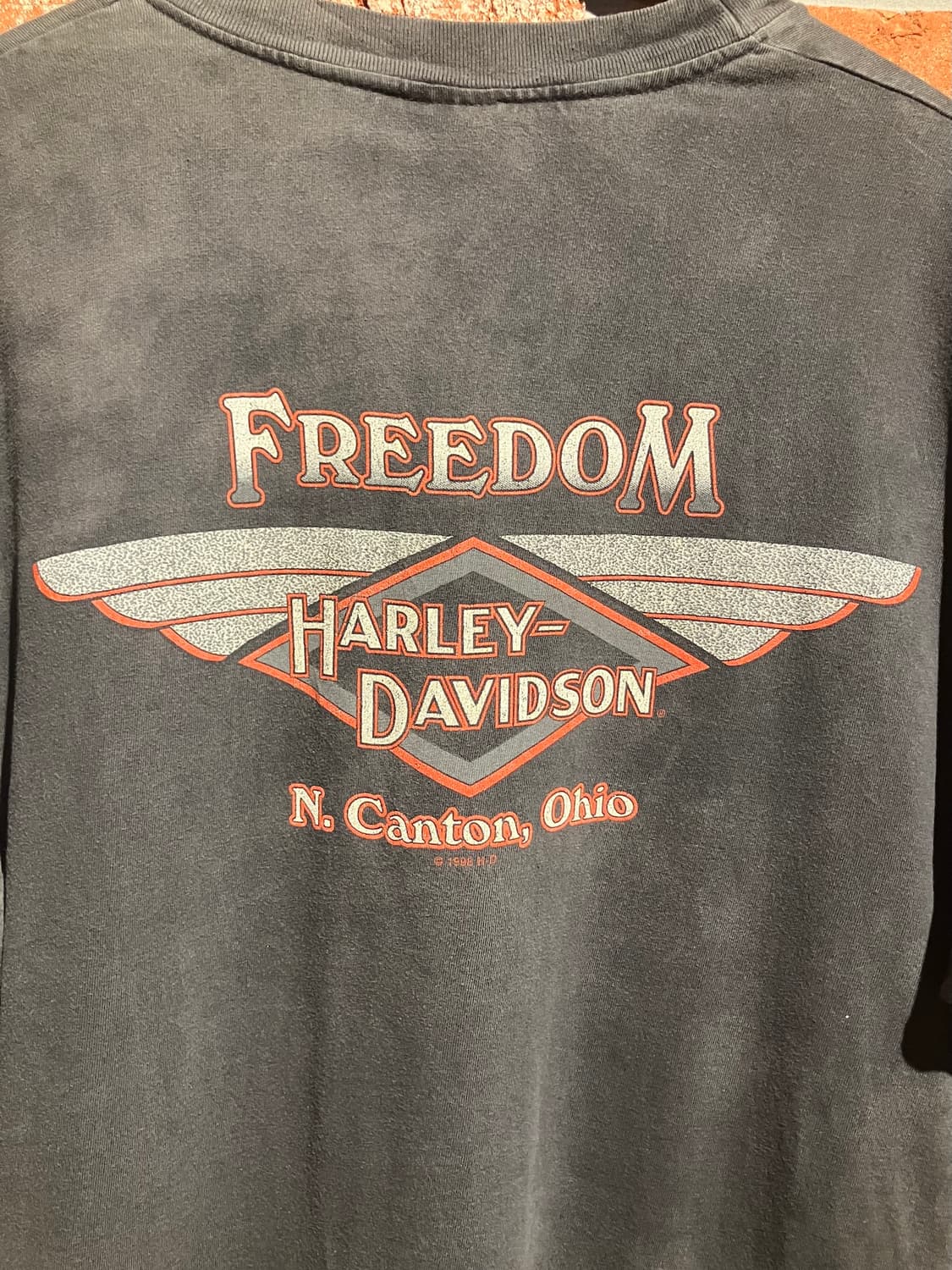 90s USA 빈티지 할리 데이비슨 반팔 티셔츠 상품이미지7