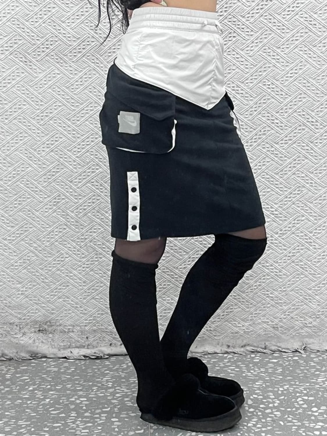 나이키 스포티 레트로 후리스 카고 미디 스커트 S C08996 상품이미지2