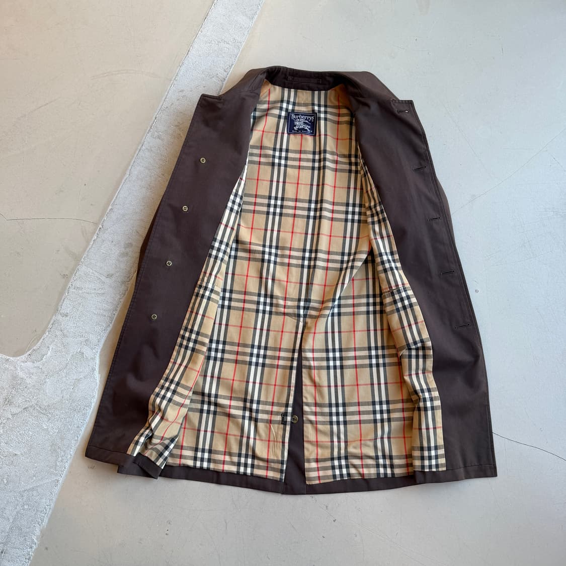 버버리 브라운 트렌치 코트 상품이미지2