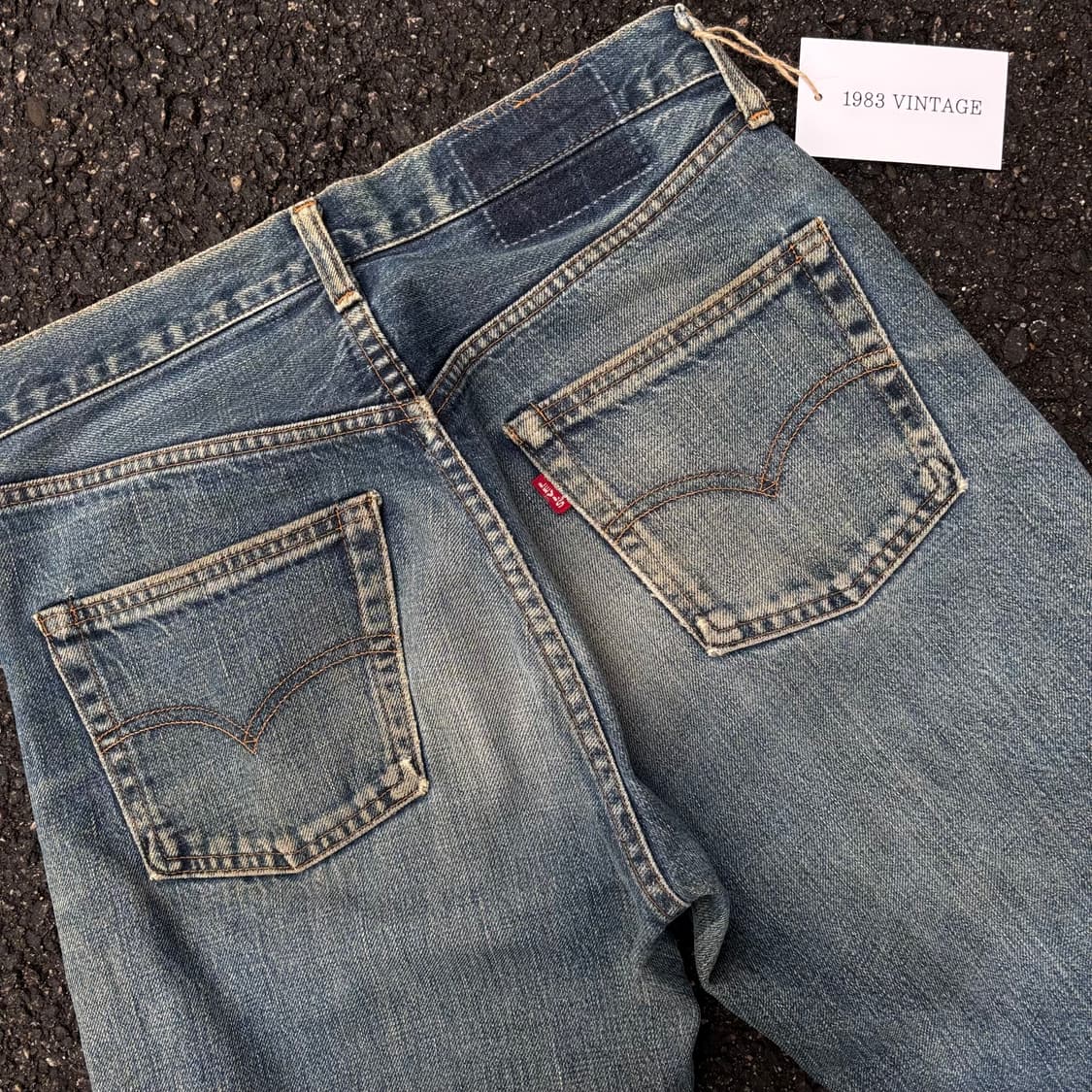 90~00년대 일본 리바이스 502 빅e 셀비지 상품이미지9