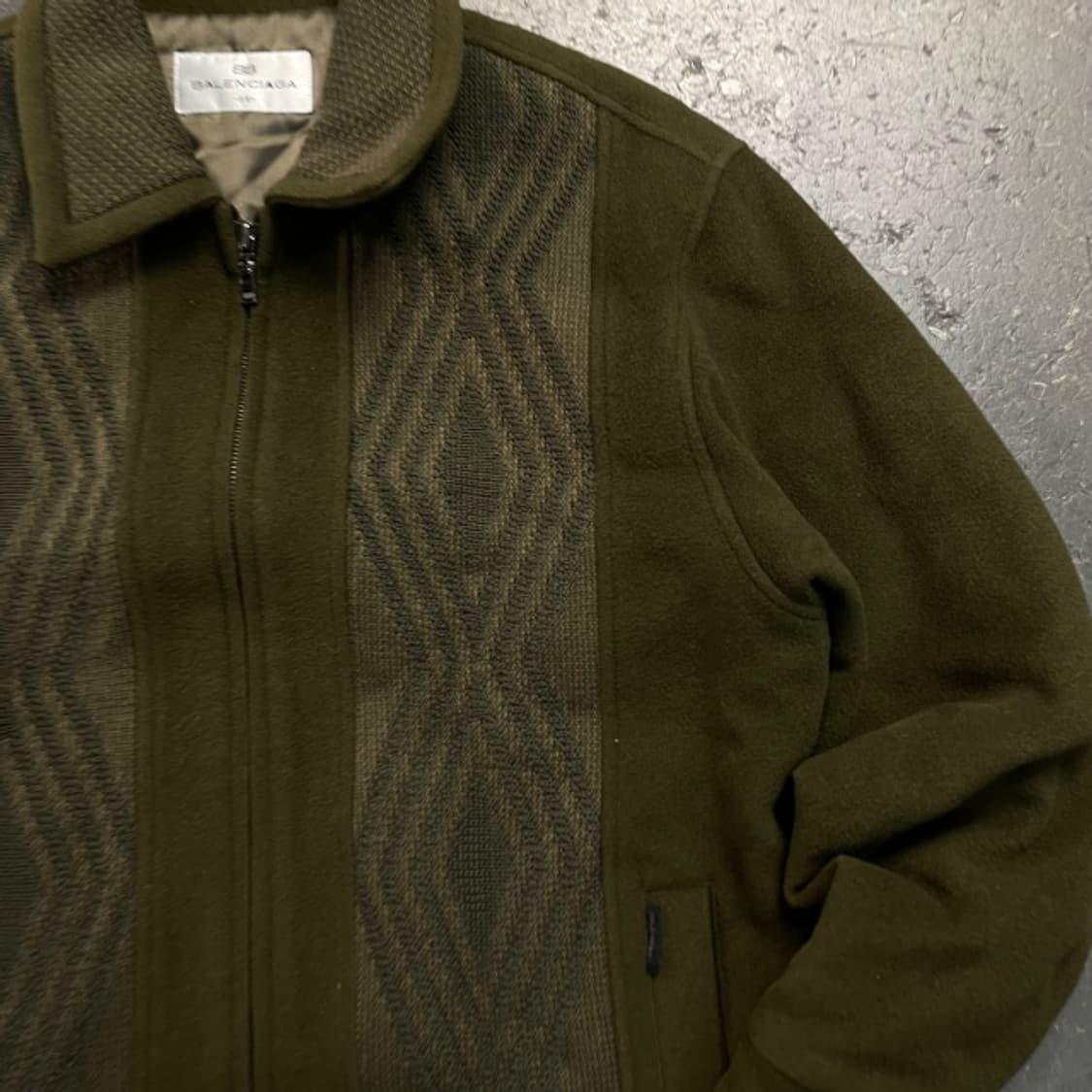 100 발렌시아가 패턴 모직 자켓 상품이미지2