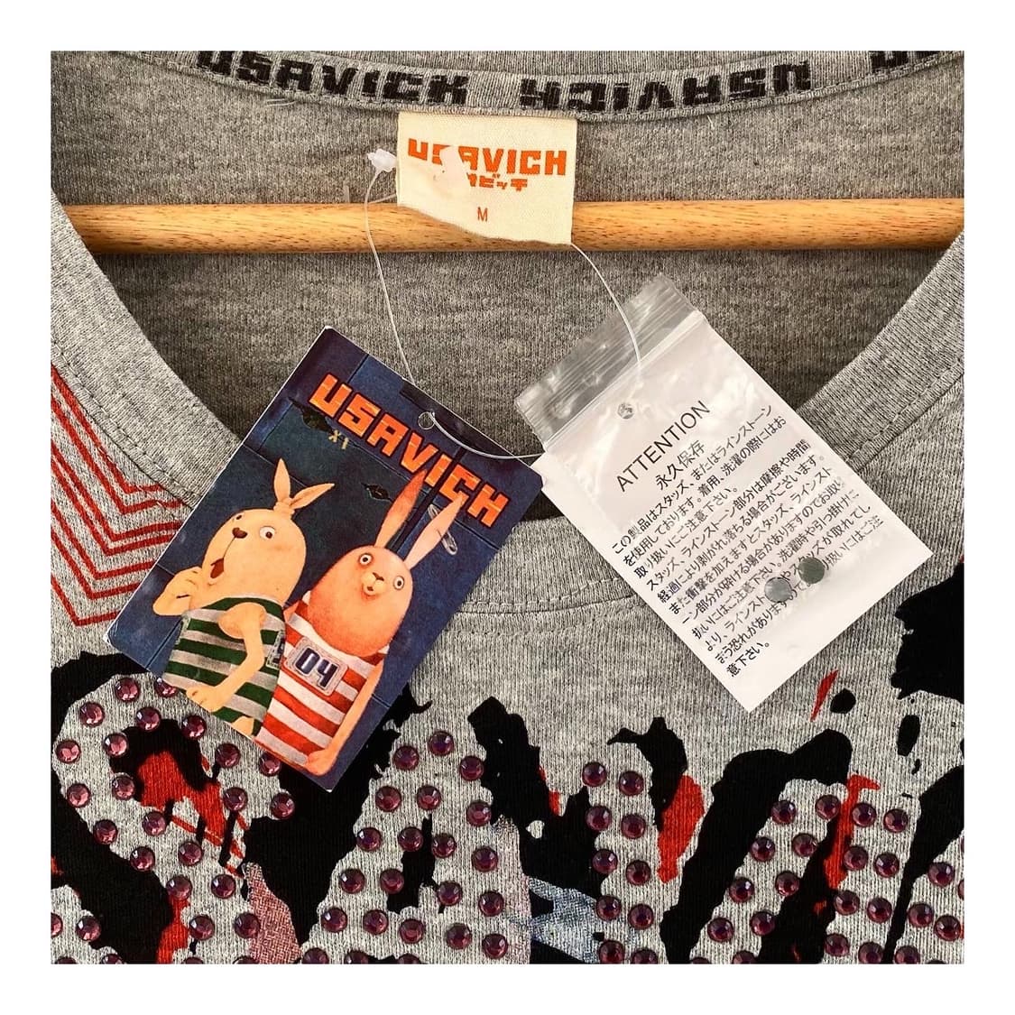 우사비치 굿즈 Jpn 일본 펑크룩 긴팔 티셔츠 롱슬리브 상품이미지4