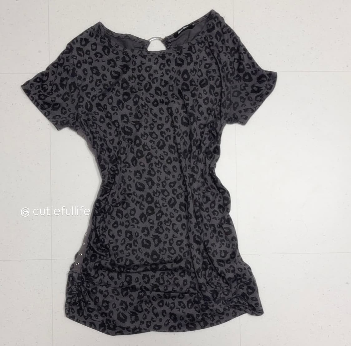 일본빈티지 오네갸루 셔링 원피스 상품이미지3