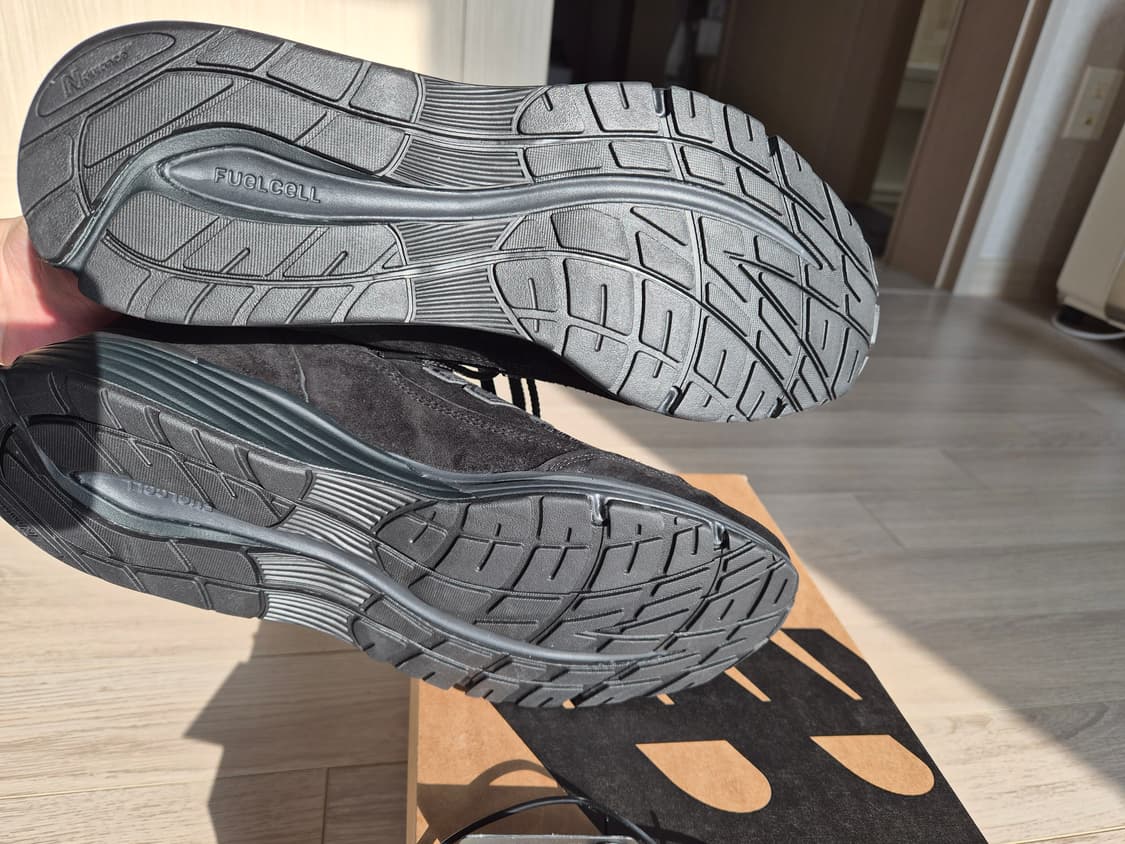 뉴발란스 991v2 메이드 인 UK 블랙 그레이 280 새상품 상품이미지3