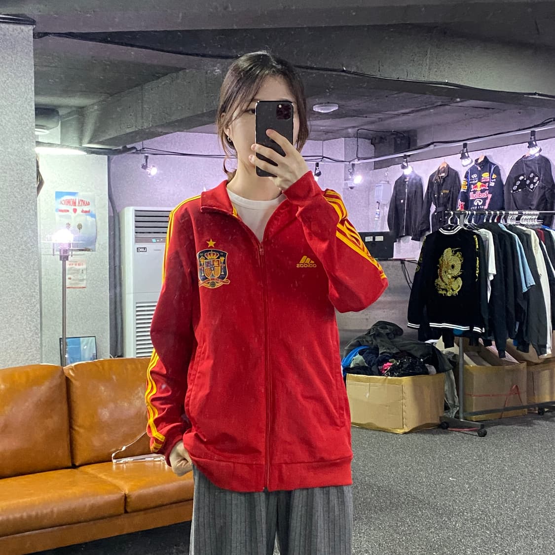 아디다스 스페인 다비드 레드 져지 B2249 상품이미지1