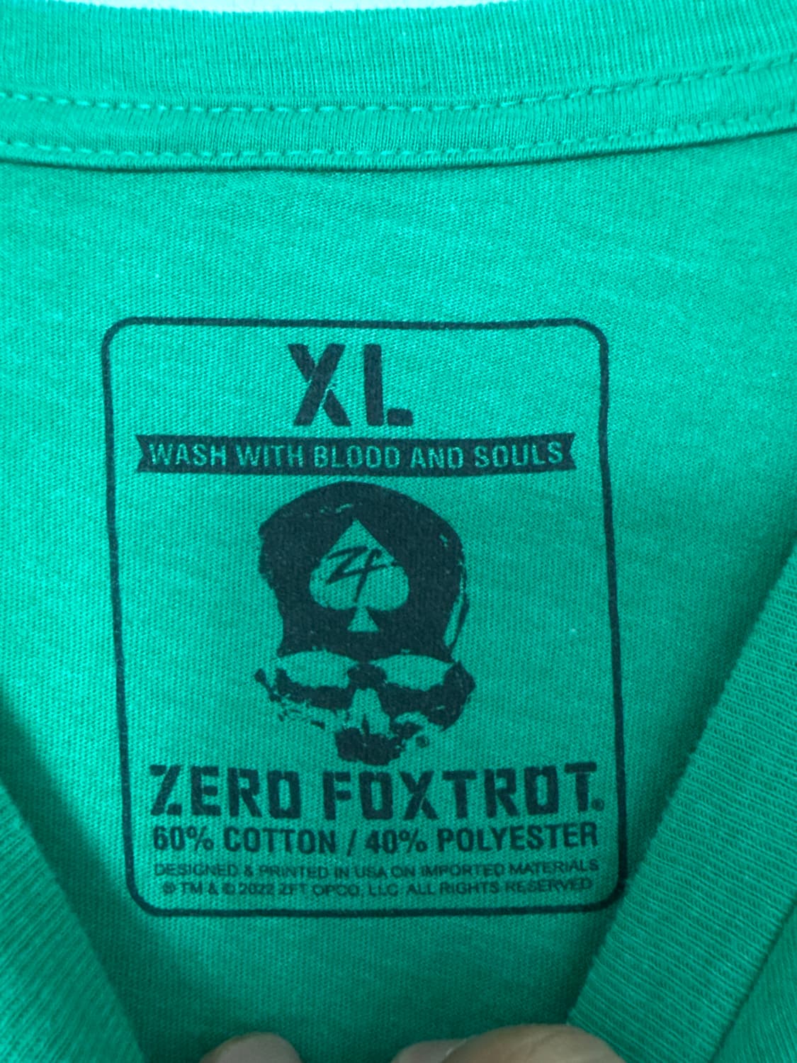 빈티지 스컬 닌자거북이 XL 반팔 티셔츠 상품이미지6