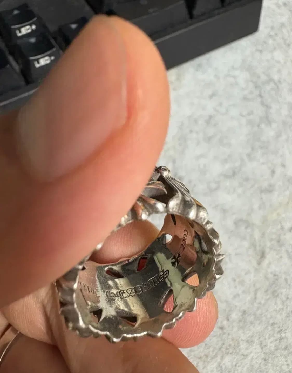 [us8.5]크롬하츠 세메터리링 상품이미지2