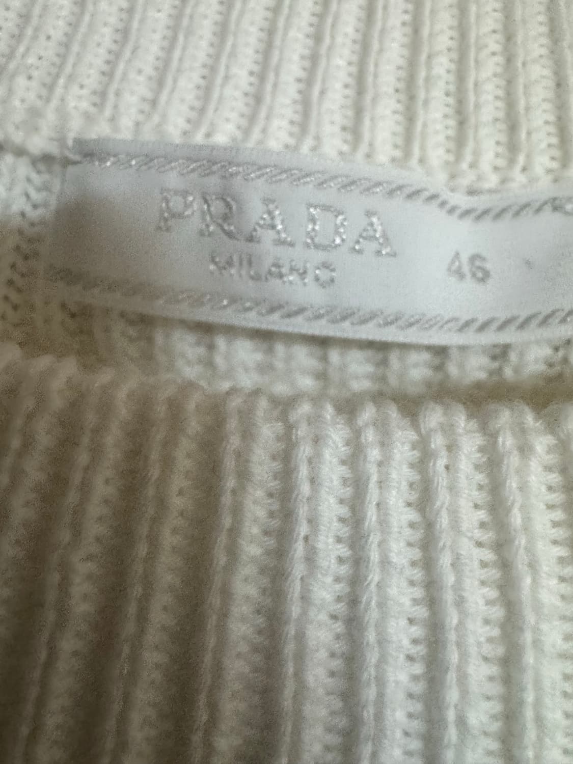 25ss 프라다 백로고 니트 46 상품이미지2