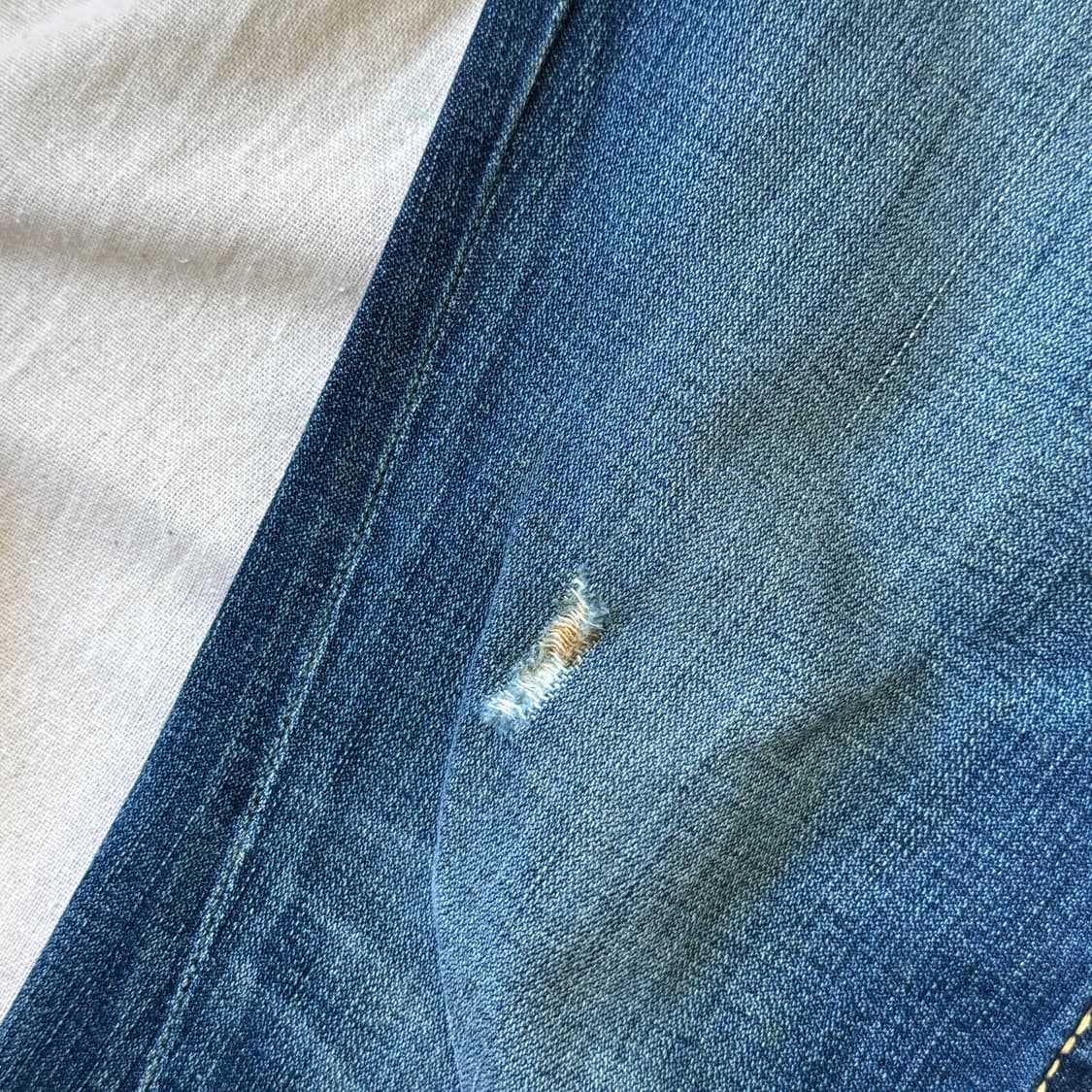 트루릴리전 레인보우 자수 부츠컷 데님팬츠 28(29~) 상품이미지10